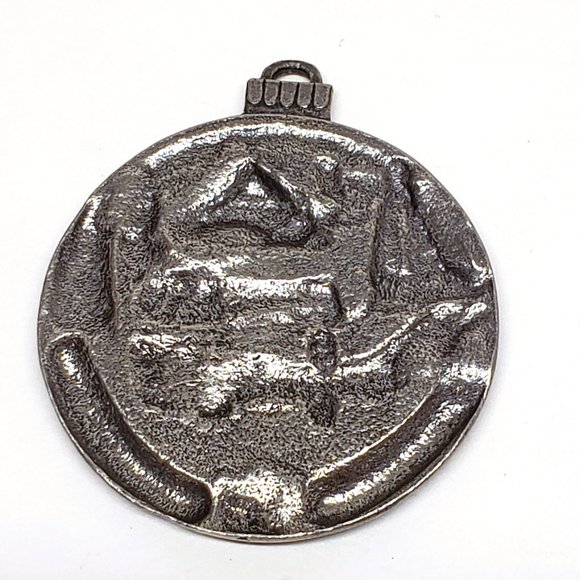 2001 2000 Country Store Pewter Christmas Ornament Cardinal Ice Medallion Lot x2 - Picture 4 of 5